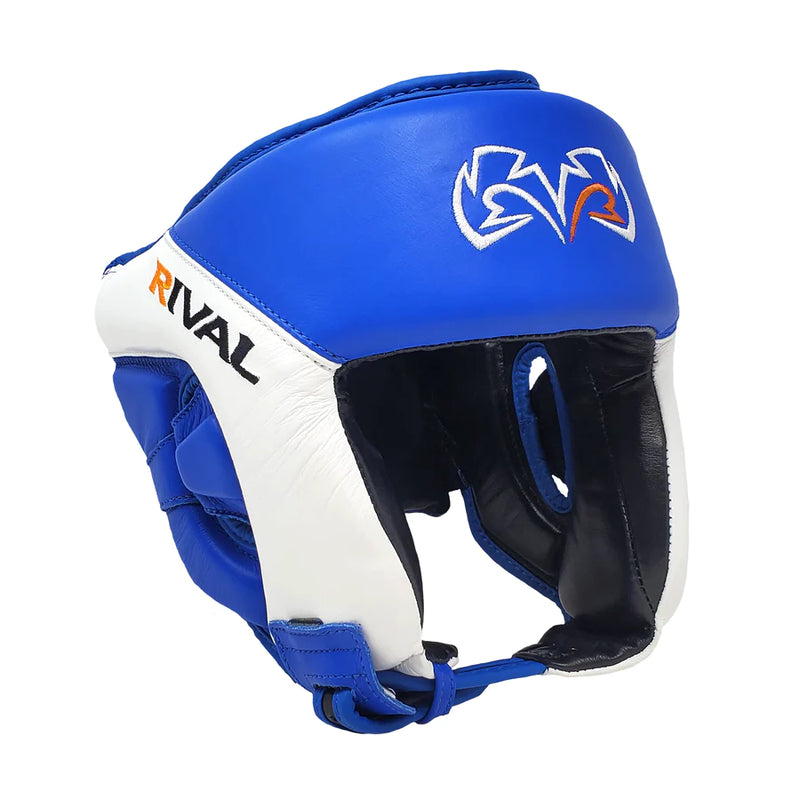 RIVAL RHGC2 AMATEUR COMPETITION HEADGEAR - BLUE/WHITE