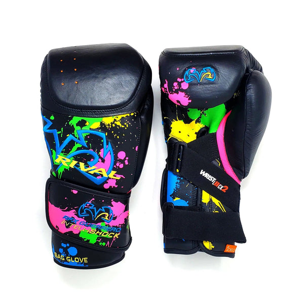 RIVAL RFX-GUERRERO INTELLI-SHOCK BAG GLOVES PAINT SPLASH EDITION.